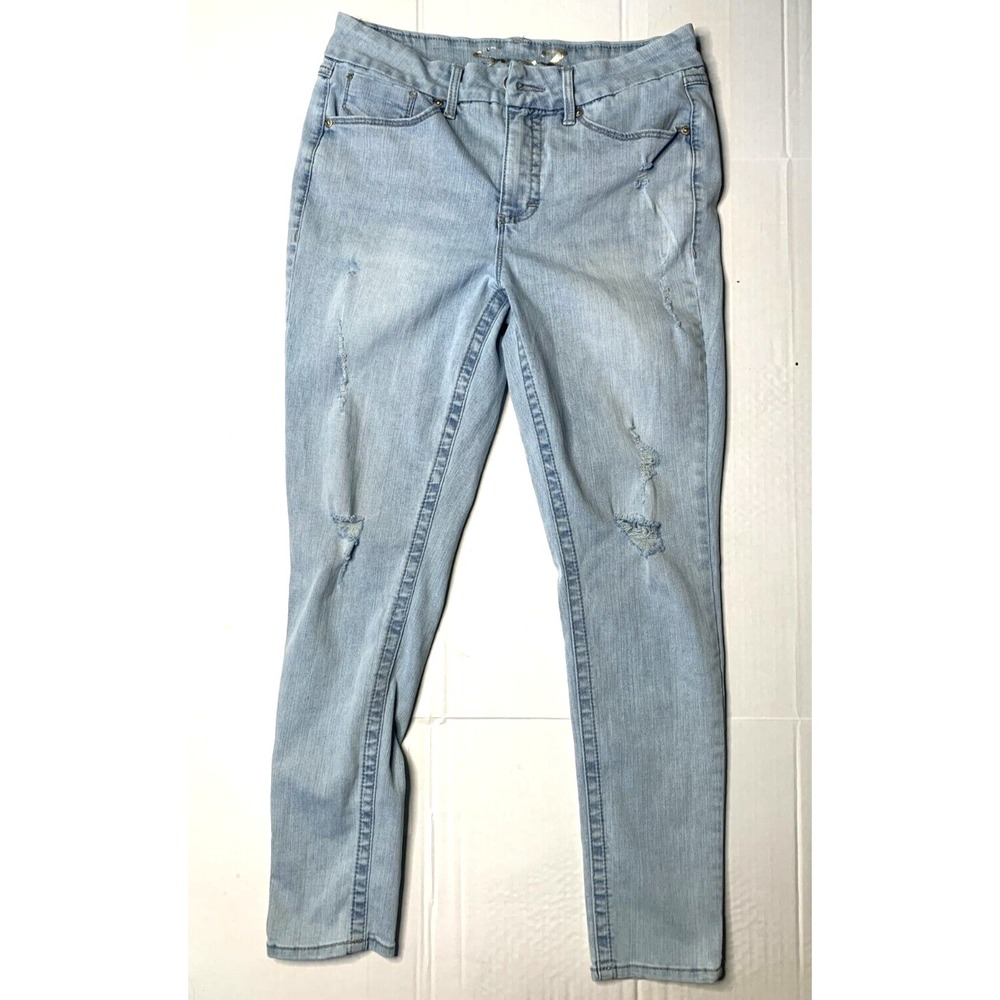 SEVEN7 WOMEN'S HIGH RISE TUMMYLESS Skinny JEANS Size 10